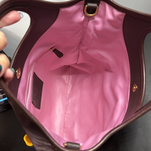 Coach Brown Leather Crossbody Bag - Picture 9 of 12